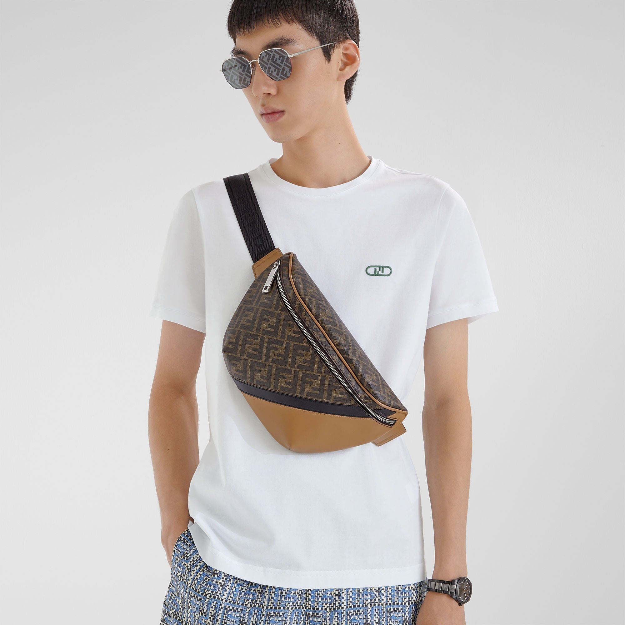 Sac banane Fendi Diagonal