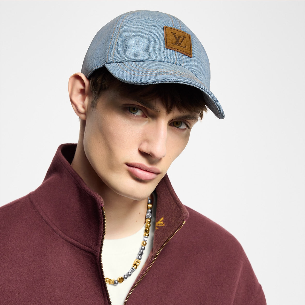 Casquette en denim LV Staples