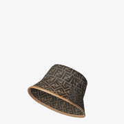 Bob en tissu jacquard FF brun