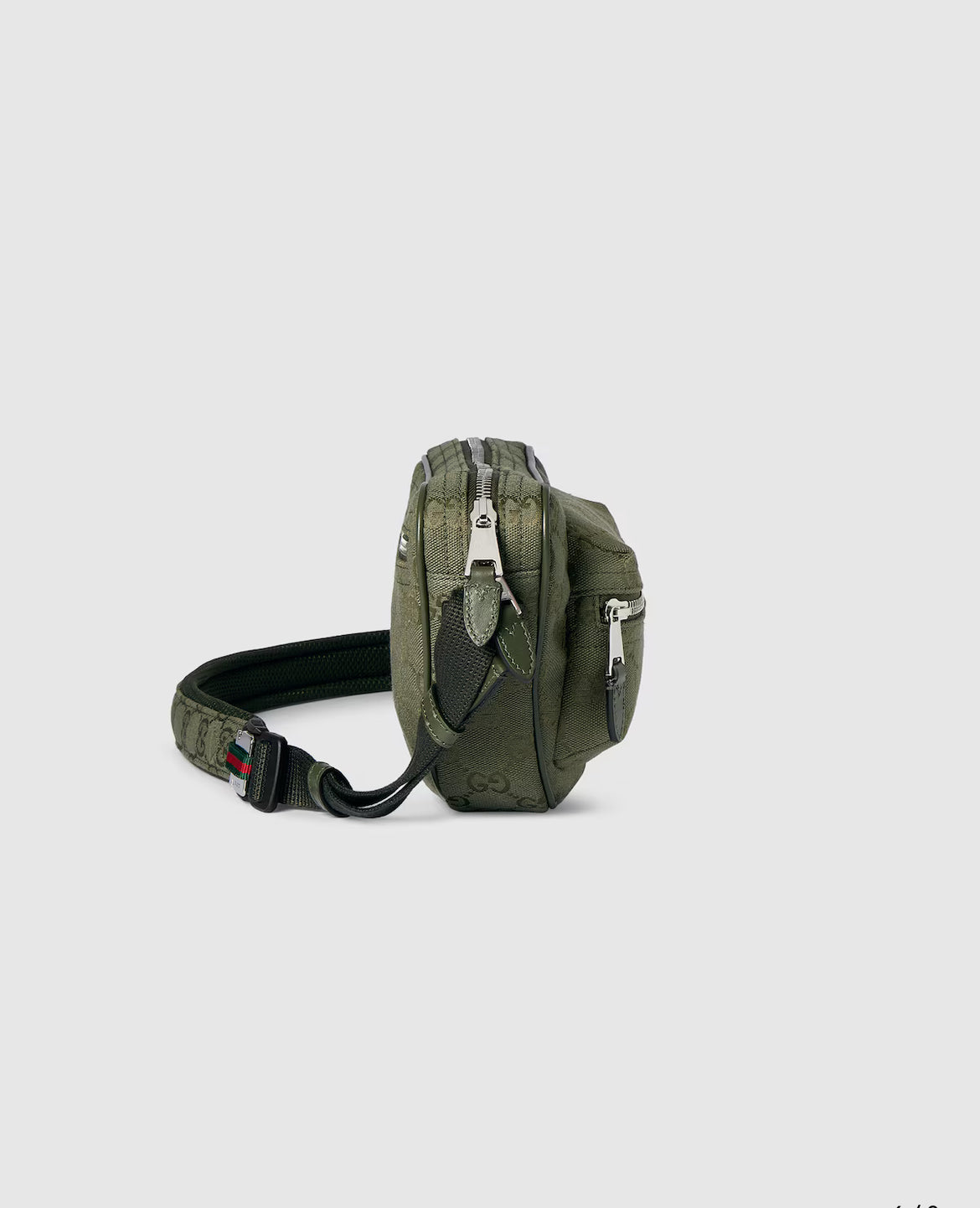 Sac à bandoulière en toile GG grand format