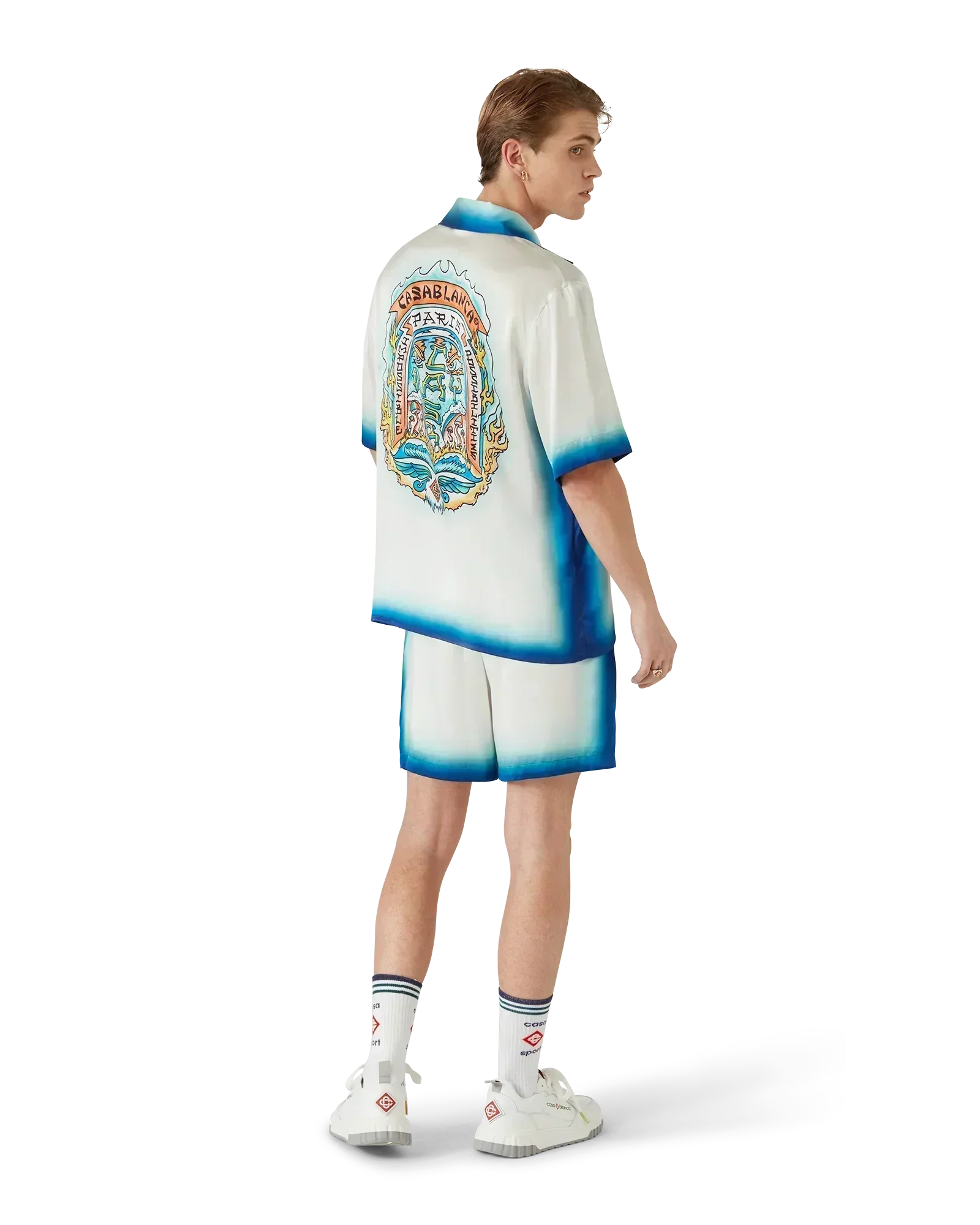 Casa Way Skate Short Sleeve Silk Shirt