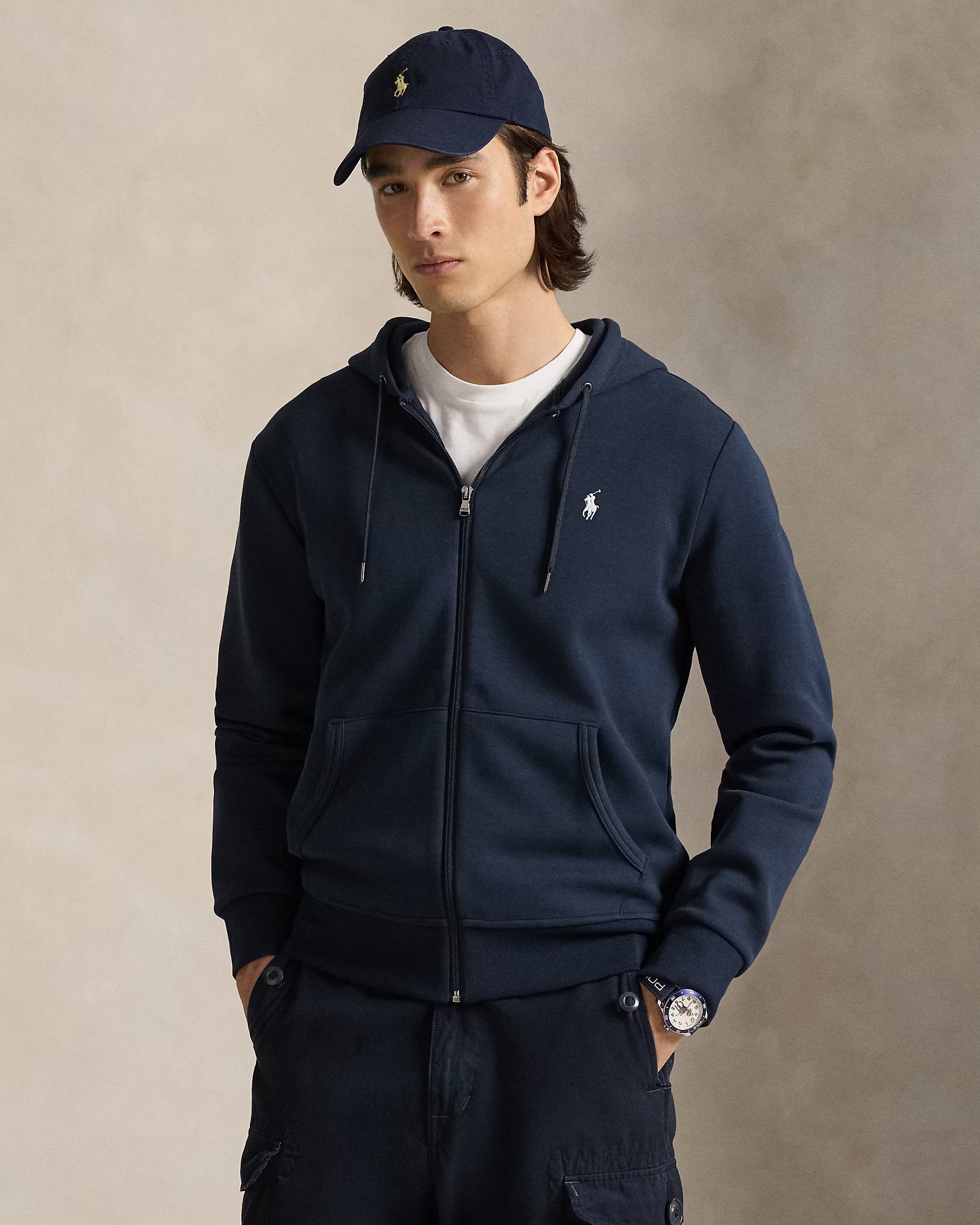 Zip Ralph Lauren Bleu Marin